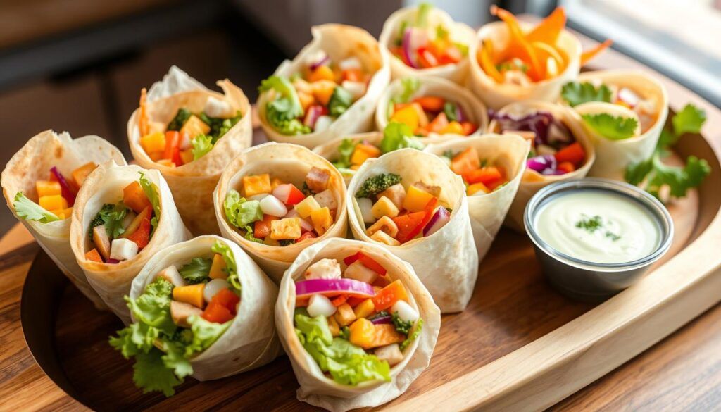 Cómo Hacer Mini Wraps Llenos de Sabor