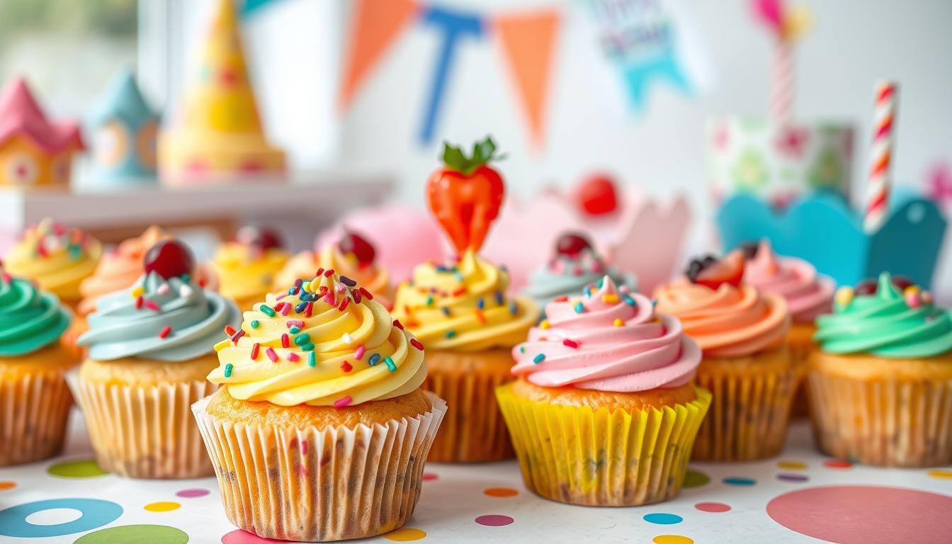 Mini Cupcakes para Cumpleaños