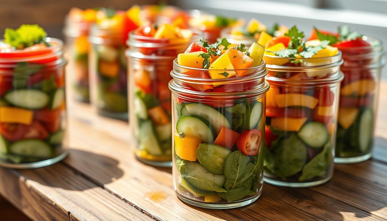 Recetas Rápidas para Mini Ensaladas Individuales