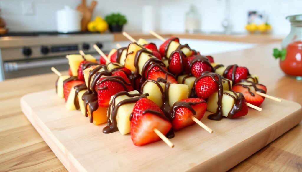brochetas de frutas brochetas de frutas