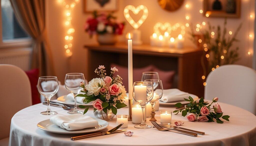 decoración romántica