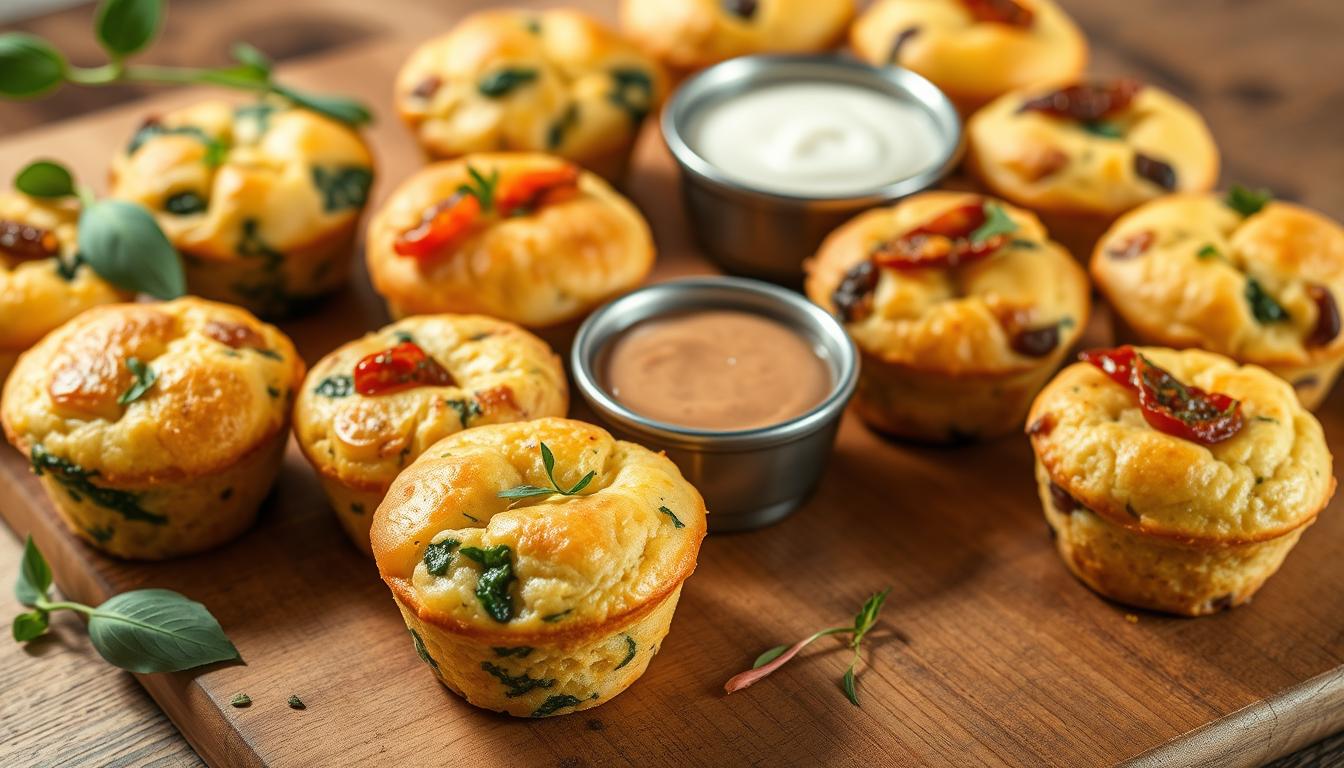 Mini Muffins Salados para un Almuerzo Diferente
