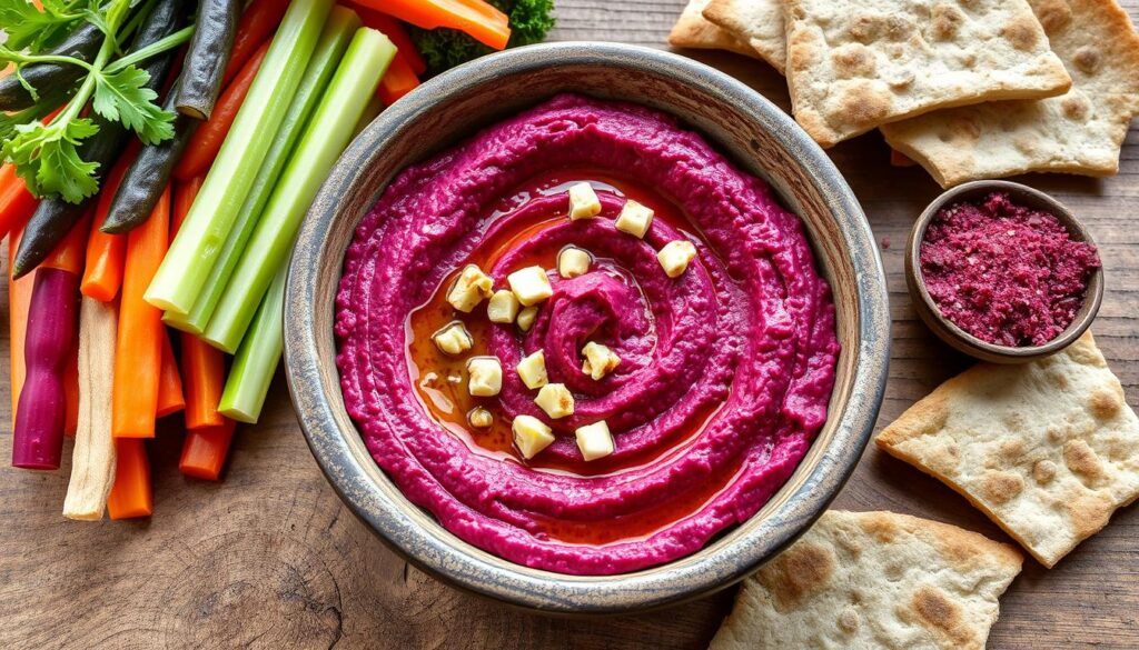 hummus de remolacha hummus de remolacha