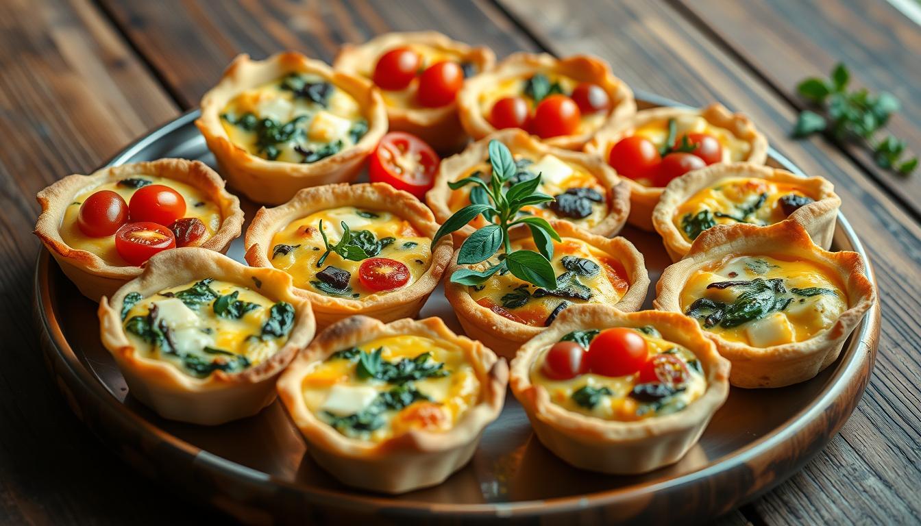 Deliciosas Mini Quiches para el Desayuno
